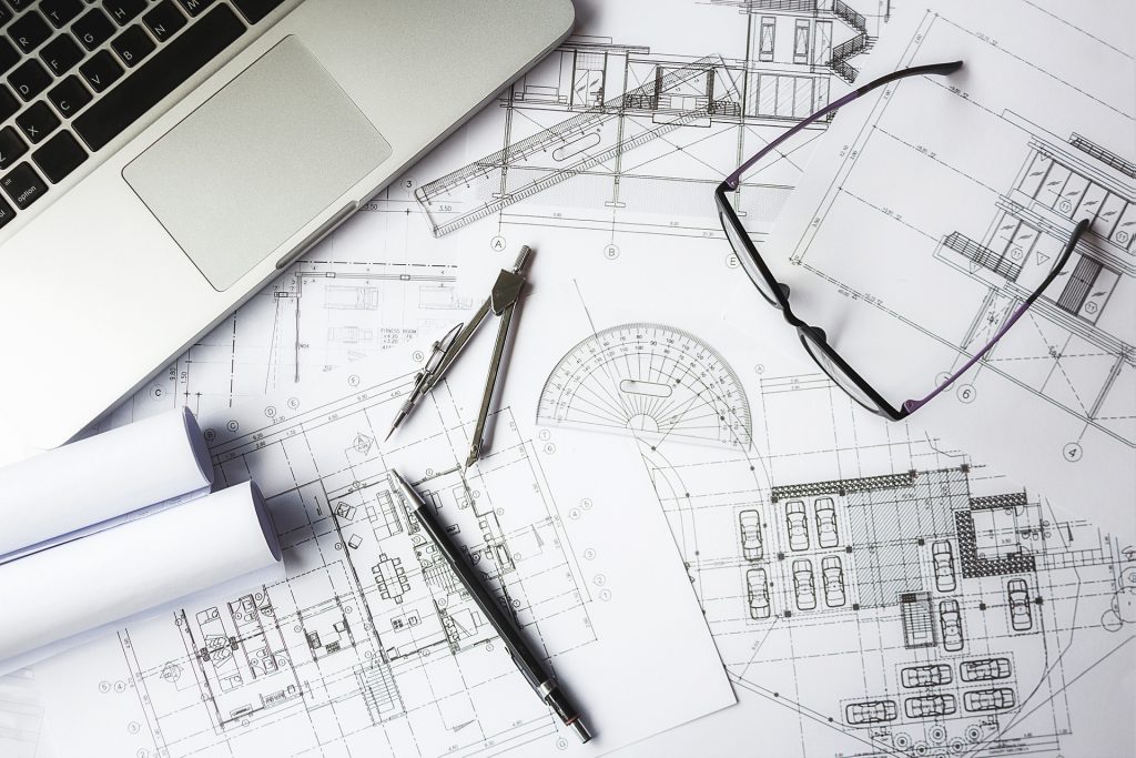 image engineering objects workplace top view construction concept engineering tools vintage tone retro filter effect soft focus selective focus 1 20210126035223